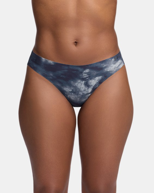 Ua pure stretch women's 3-pack no show thong image number null