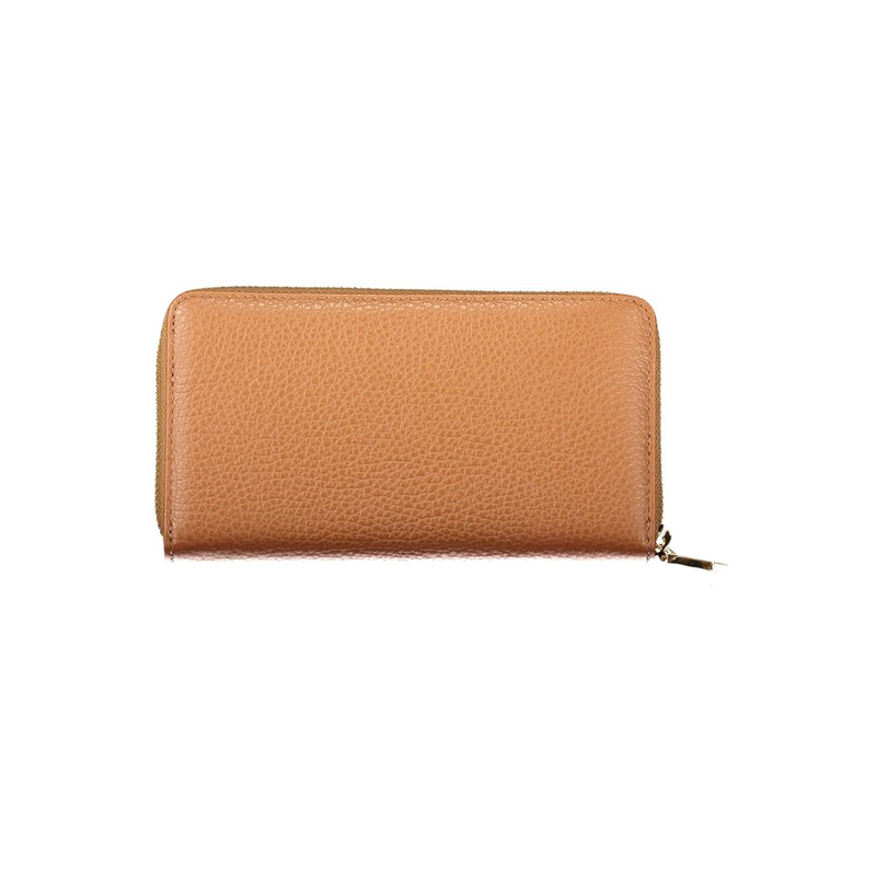 Marrone leather woman wallet-null