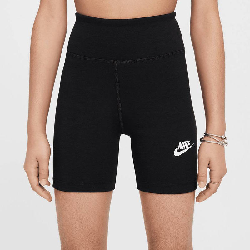 Girls nsw classic 5in high waisted bike short pant-null