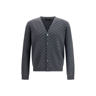 Gray wool oves aries cardigan, Grey, medium