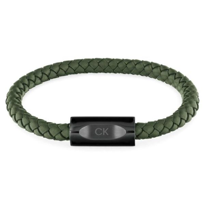 Calvin Klein bold leather men's bracelet, , medium