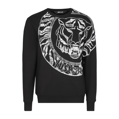 Just cavalli ανδρικό φούτερ, Black, medium