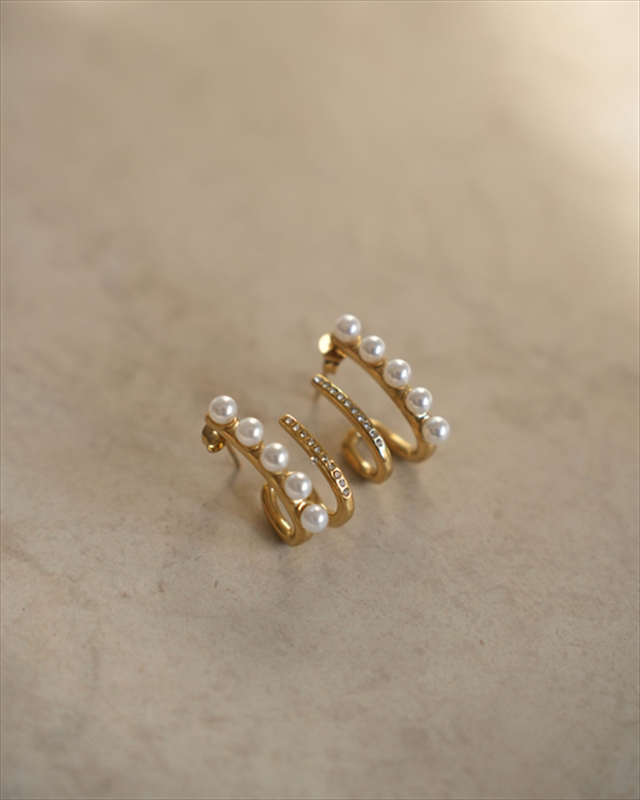 Leo gold earring eh0928-null