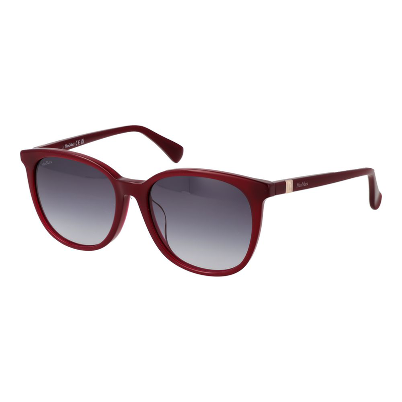 Burgundy acetate sunglasses-null