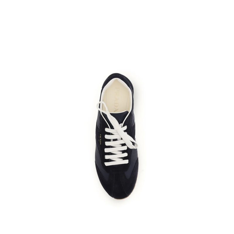 Blue calf leather bos taurus athletic sneakers-null