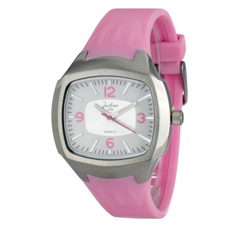 Multicolor rubber dress watch-null