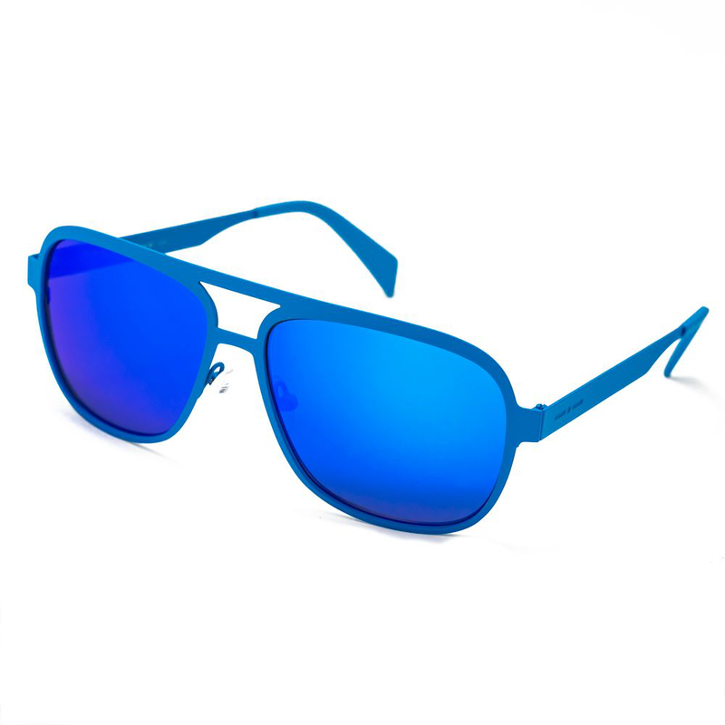 Blue metal sunglasses-null