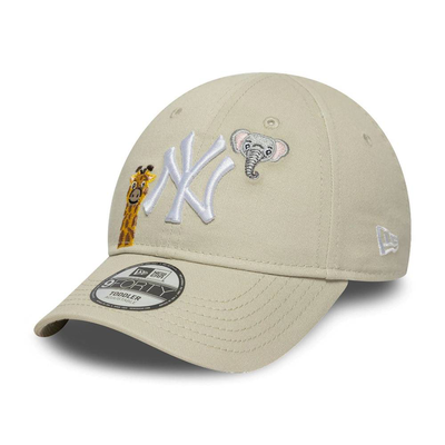 New era toddler animal icon 9forty new york yankees, Light Beige, medium
