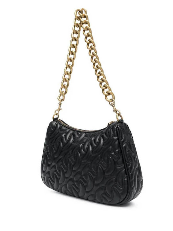 Versace jeans moon shape mini quilt bag with scarf-null