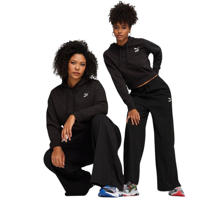 Better classics cropped hoodie training, Black, medium