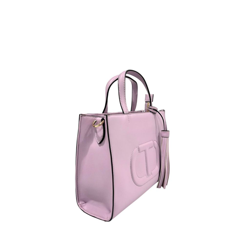Purple pu women handbag-null