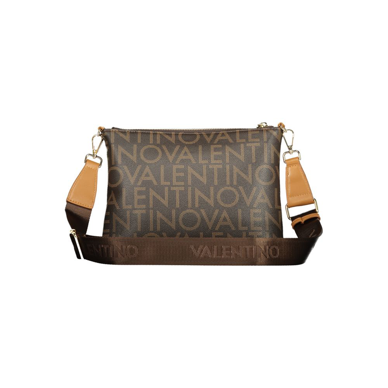 Brown polyurethane women's bag-null