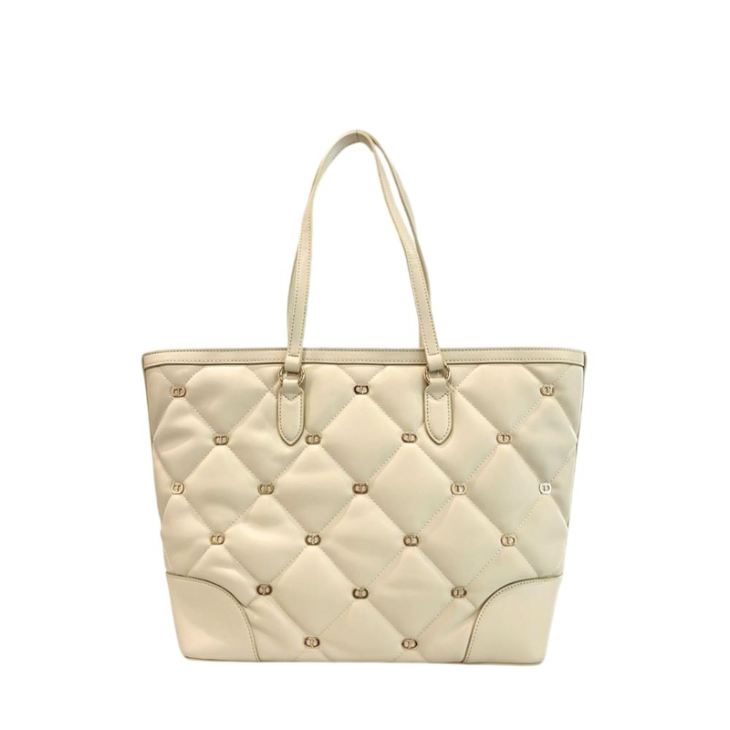 Pink polyurethane women handbag-null