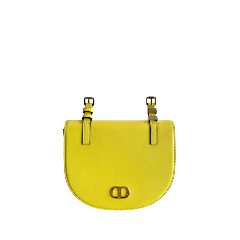 Yellow pu women crossbody bag-null