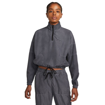 Dri-FIT retro fly sustainable womens jacket, Black / Anthracite, medium