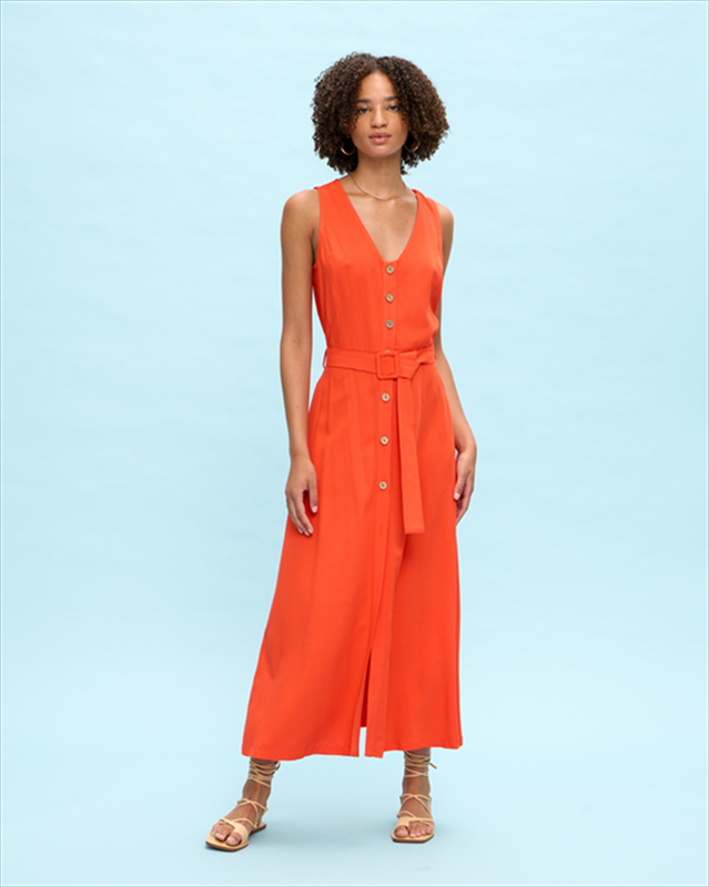 Shirt dress viscose-null