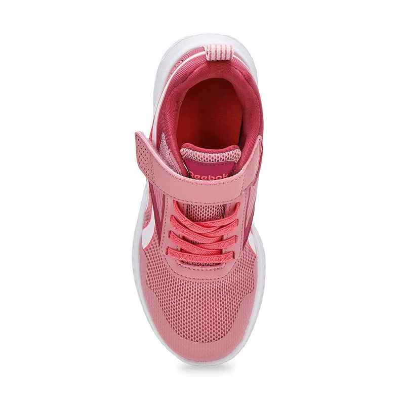 Reebok children girl's rush runner 5 elastic lace & top stra-null