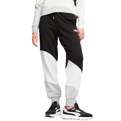 Power cat womens pants, Black / Light Grey Heather, medium