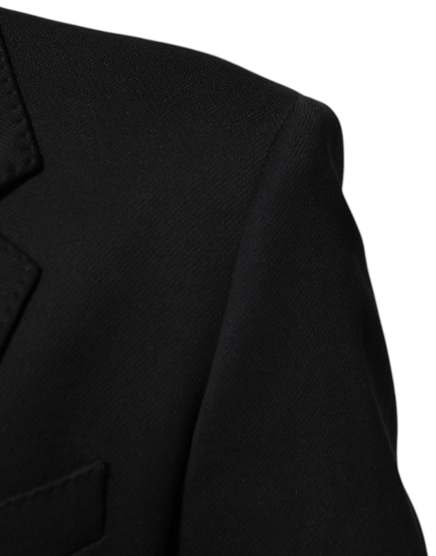 Dark blue cotton men jacket coat blazer suit-null