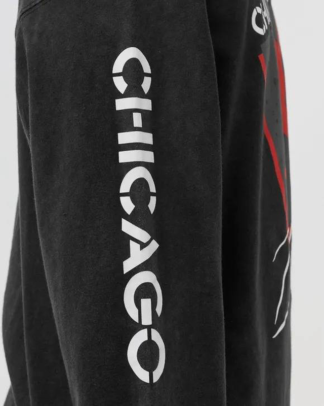 Nba chicago bulls courtside statement max90 longsleeves t-shirt-null