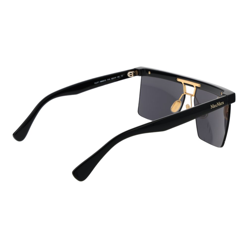 Black stainless steel sunglasses-null