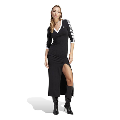 Adidas maxi dress v, Black, medium