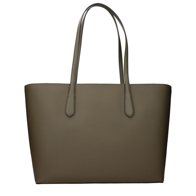Green fabric shoulder bag-null