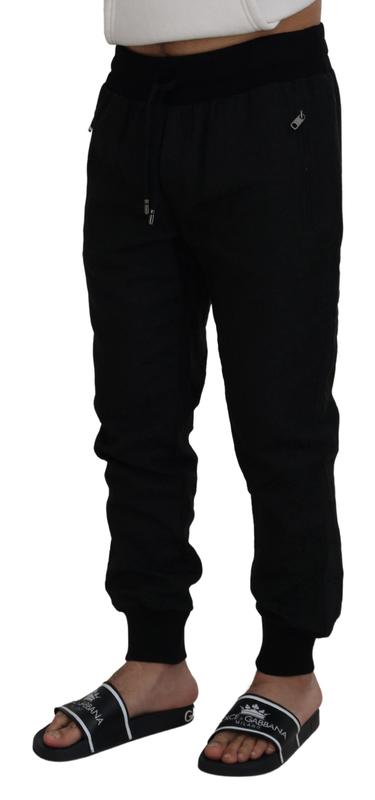 Black men casual jogger pants-null