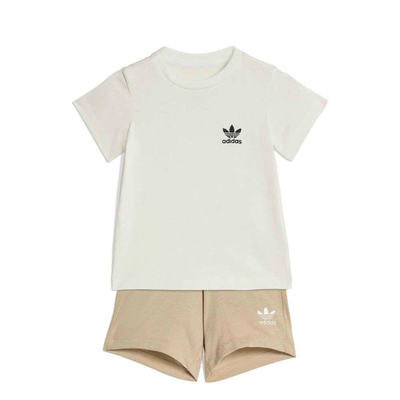 Short t-shirt set, Stone, medium