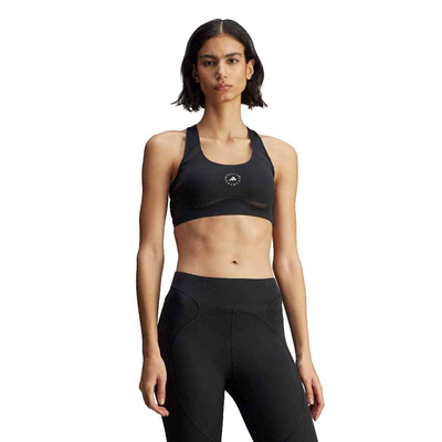 Adidas by stella mccartney tpr pi bra, Black, medium