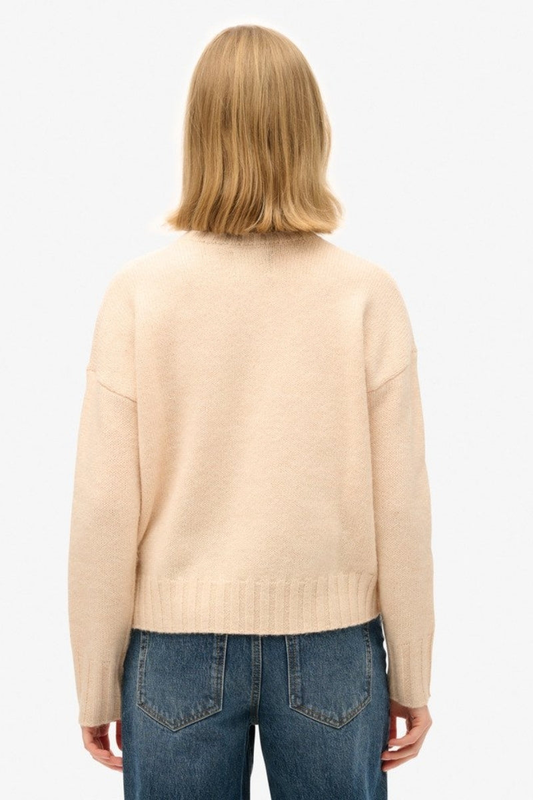Essential crew neck knitted top-null