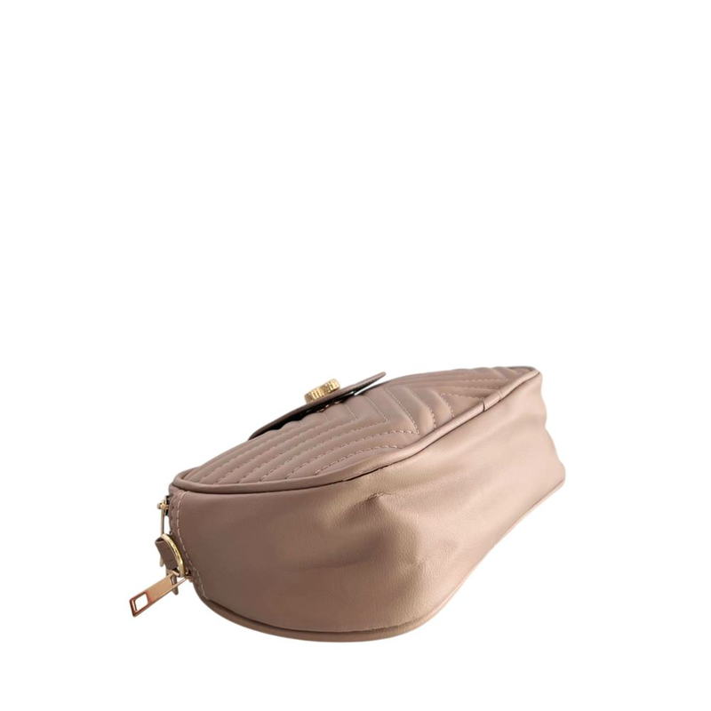 Beige pu women crossbody-null