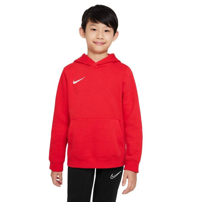 Park 20 youth fleece hoodie, University Red / White, medium