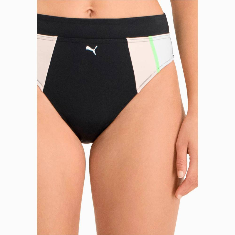 Puma womens swim high waist brief image number null