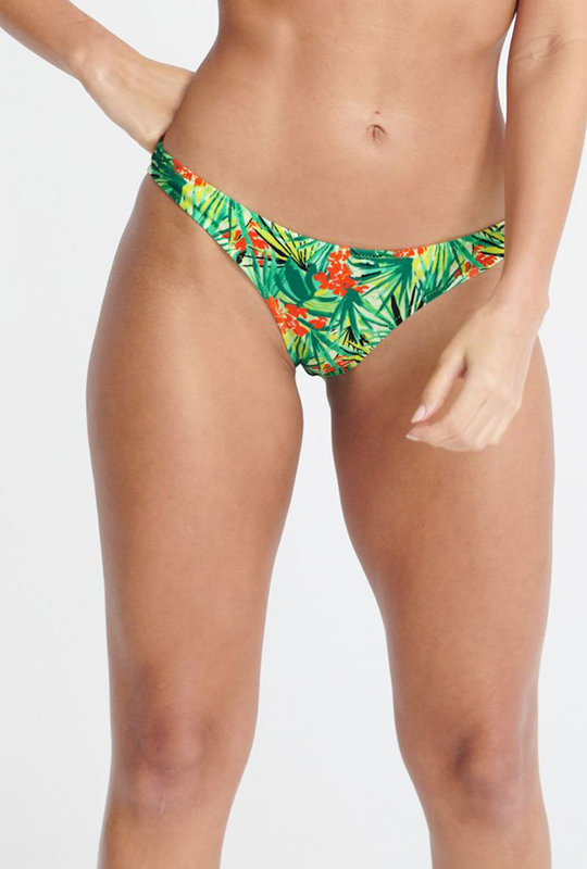 Superdry neo tropic bikini bottom image number null