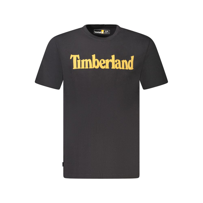 Black organic cotton men t-shirt-null