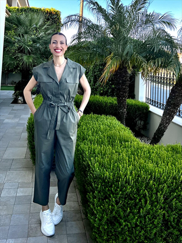 Jumpsuit cotton short sleeve image number null