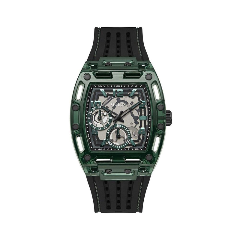 Black synthetic sport watch-null