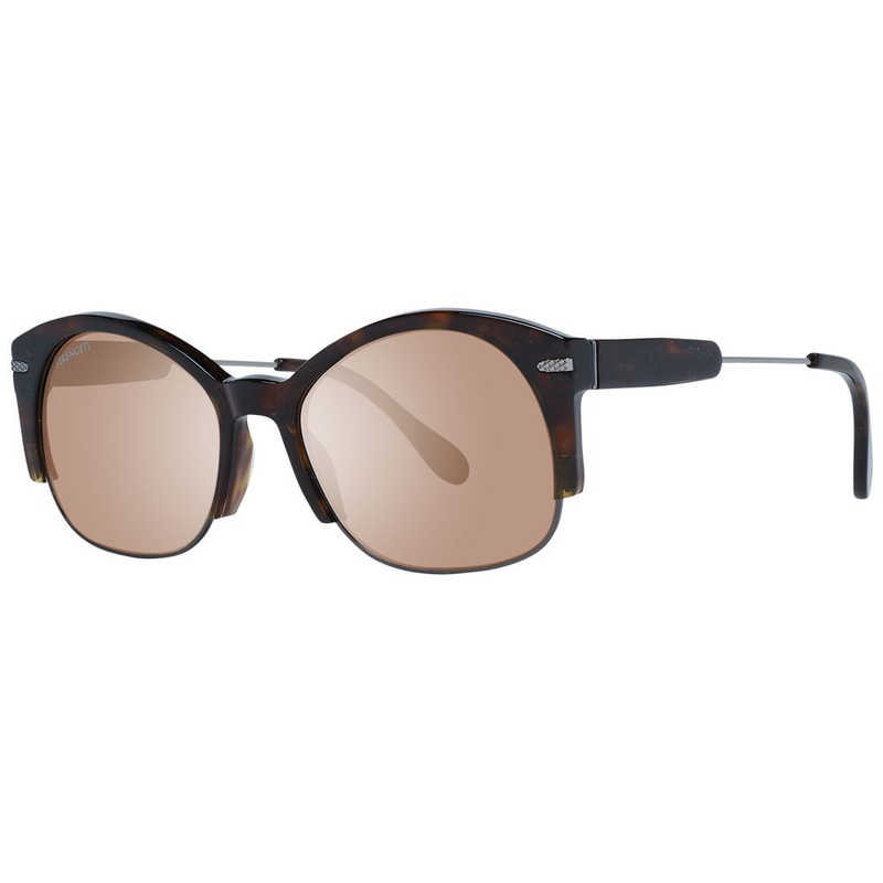 Brown acetate & metal sunglasses-null
