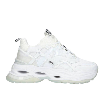Triplet hollow vegan shoes, White, medium