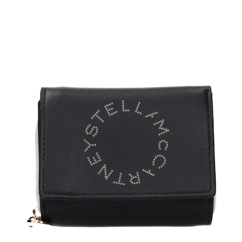 Black leather wallet-null