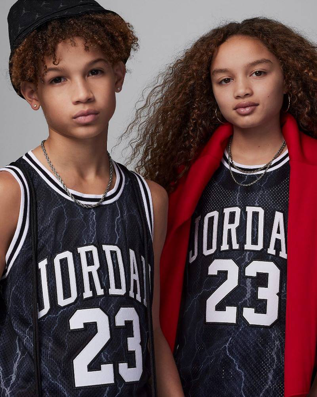 Nike jordan big kids jordan 23 aop jersey-null