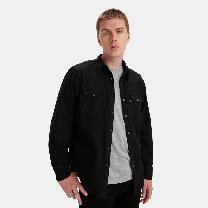 Levis denim western shirt-null