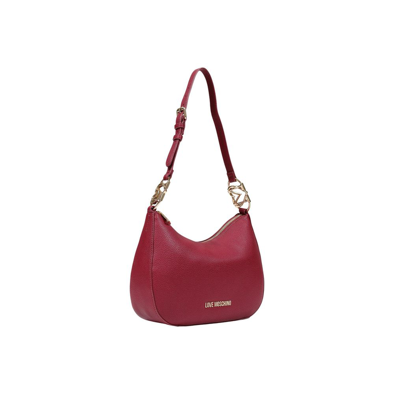 Purple polyethylene handbag-null