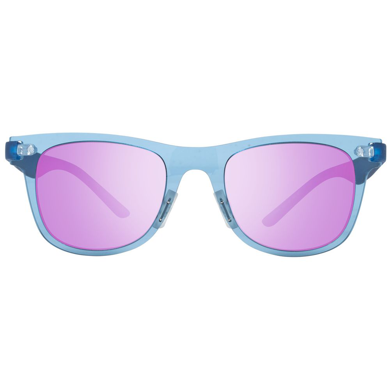 Blue plastic sunglasses-null