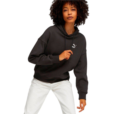 Classic oversized hoodie, Black, medium