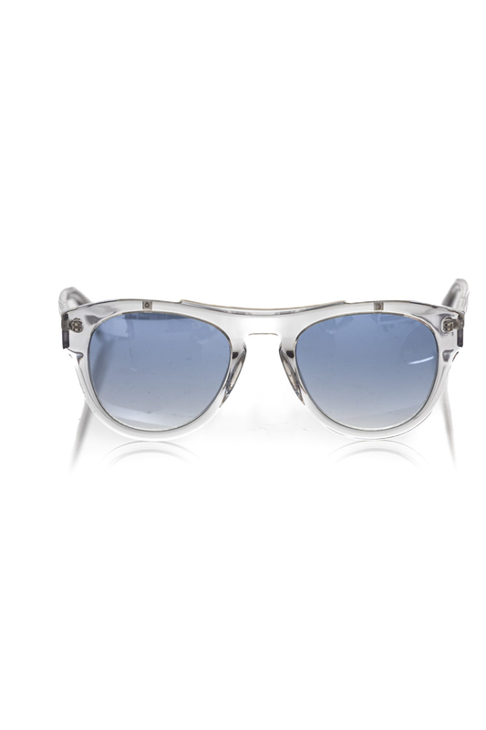 White acetate men sunglass-null