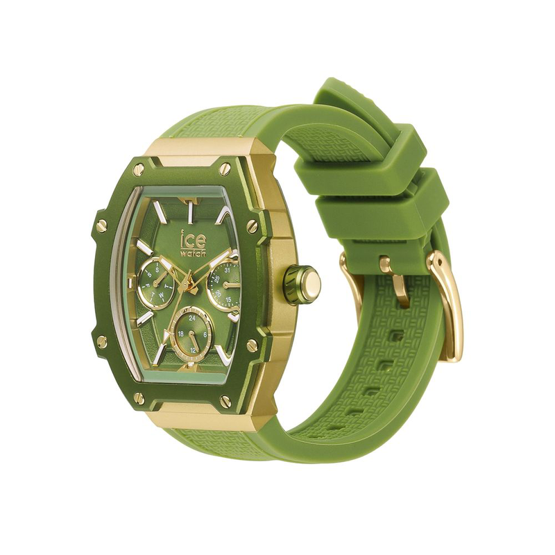 Bicolor synthetic dress watch-null