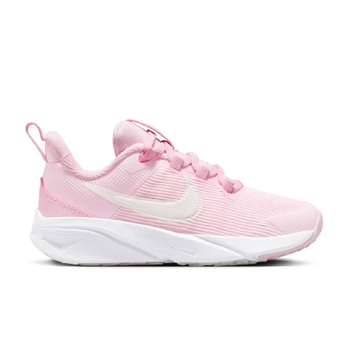 Star runner 4 next nature kids shoes, Pink Foam / White, medium