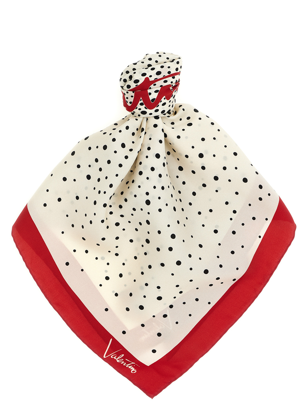 Multicolor silk scarf-null